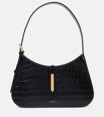 Tokyo croc-effect leather shoulder bag | DeMellier