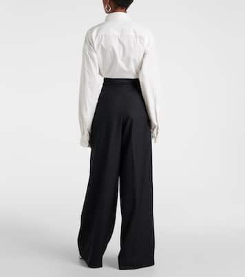 Weite Hose aus Wolle | Dries Van Noten