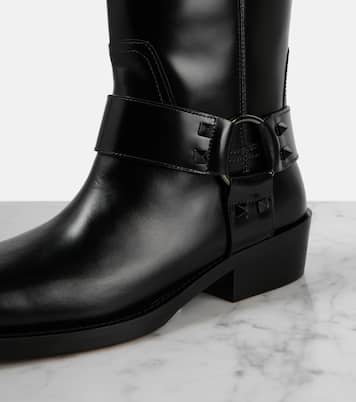 Bottes Rockstud en cuir | Valentino Garavani