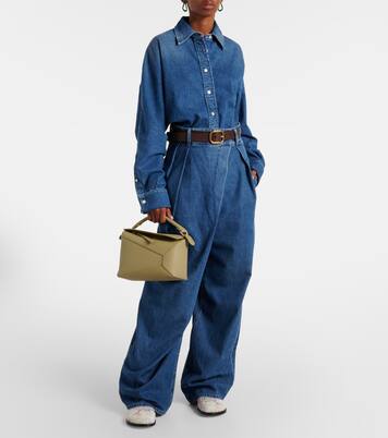 Tote Puzzle Small aus Leder | Loewe