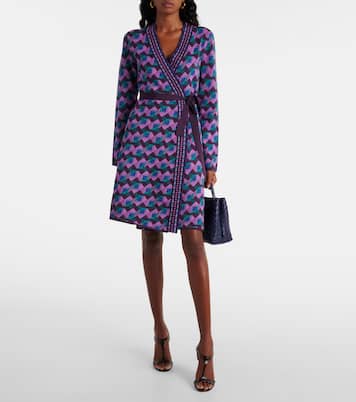 Abito a portafoglio Edwina in maglia | Diane von Furstenberg