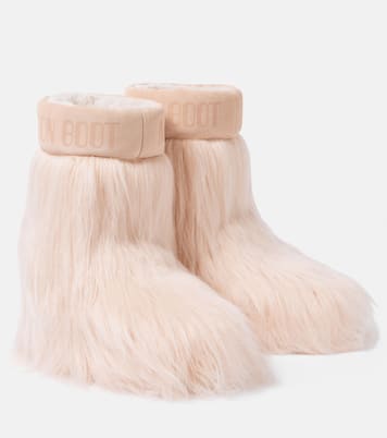 Icon Yeti faux fur-trimmed snow boots | Moon Boot