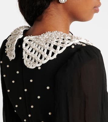 Alivia embellished crêpe minidress | Rebecca Vallance