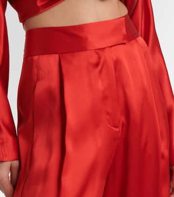 Pantalon ample en satin de soie | The Sei