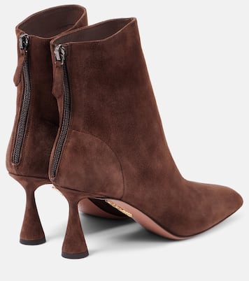 Amore 75 suede ankle boots  | Aquazzura