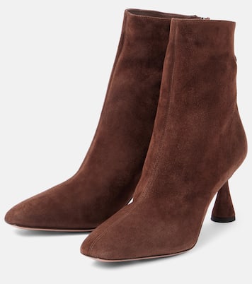 Amore 75 suede ankle boots  | Aquazzura