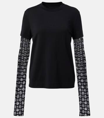 T-shirt Monogram 72 Glitter in cotone | Givenchy