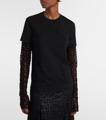 T-shirt Monogram 72 Glitter in cotone | Givenchy