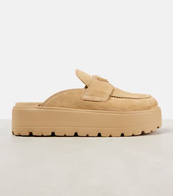Mules in suede | Prada