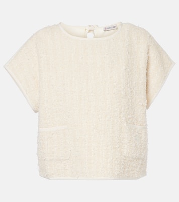 Top in tweed di cotone e seta | Moncler