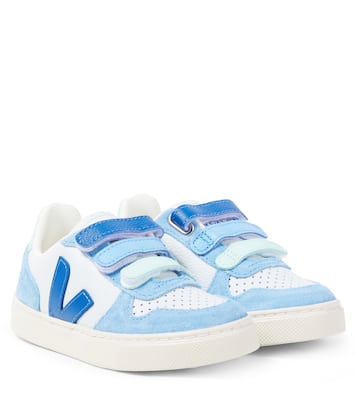 Sneakers V-10 aus Leder und Veloursleder | Veja Kids