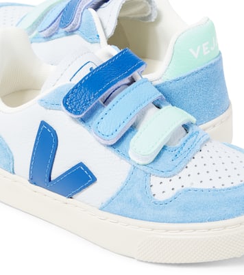 Sneakers V-10 aus Leder und Veloursleder | Veja Kids