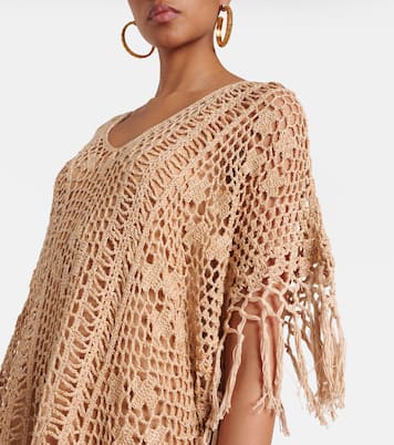 Caftano in crochet di cotone | Anna Kosturova