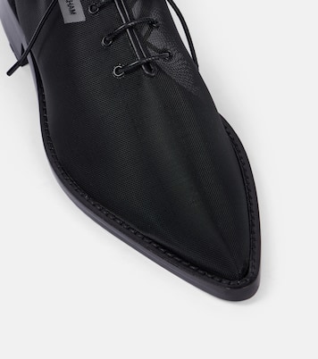 Schnürschuhe aus Mesh mit Leder | Victoria Beckham