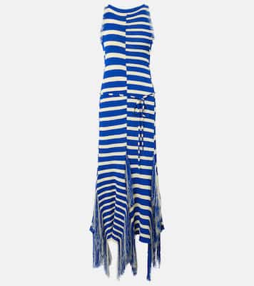 Robe longue Yves rayée | Proenza Schouler