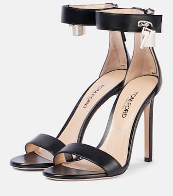 Sandales Padlock 105 en cuir | Tom Ford