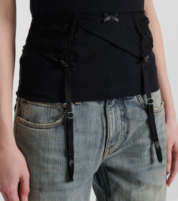 Camiseta Lingerie en mezcla de algodón | Balenciaga