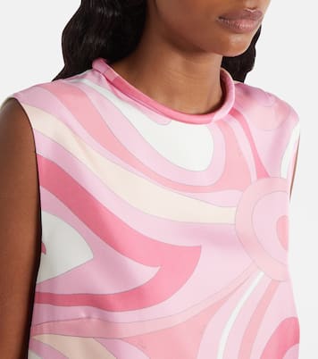 Robe Marmo en soie | Pucci