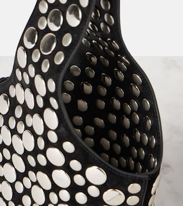 Bolso Livia Mini de ante con tachuelas | Khaite