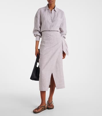 Hemd Monili aus Leinen | Brunello Cucinelli