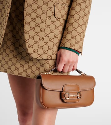Tote Gucci Horsebit 1955 Soft Small aus Leder | Gucci