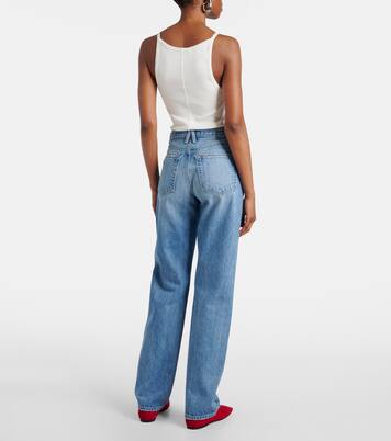 Sophie low-rise straight jeans | Slvrlake