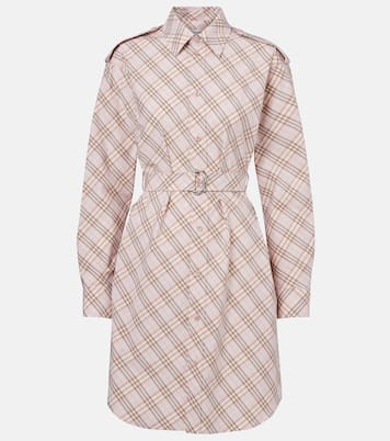 Burberry Check cotton shirt dress | Burberry