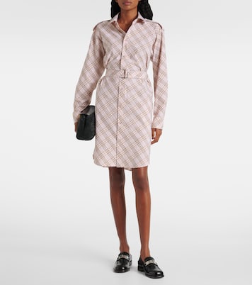 Burberry Check cotton shirt dress | Burberry