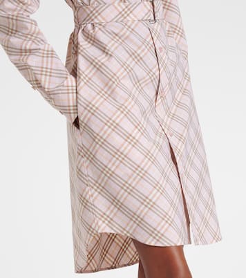 Burberry Check cotton shirt dress | Burberry
