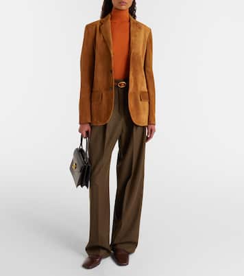 Suede blazer | Loro Piana