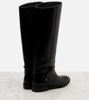 Botas altas Lawton de piel | Jimmy Choo