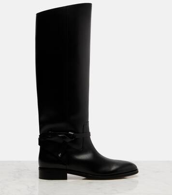 Botas altas Lawton de piel | Jimmy Choo