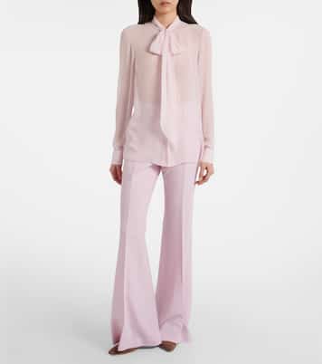 Shildon tie-neck silk blouse | Gabriela Hearst