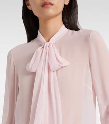 Shildon tie-neck silk blouse | Gabriela Hearst