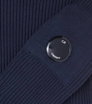 Pullover Lens in misto cotone a coste | C.P. Company Kids