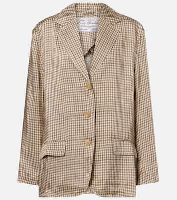 Blazer Junida à carreaux | Acne Studios