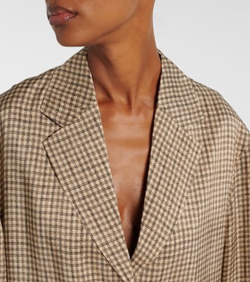 Blazer Junida à carreaux | Acne Studios