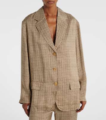 Blazer Junida à carreaux | Acne Studios