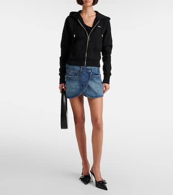 Denim wrap skirt | Coperni