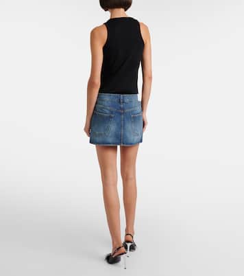 Denim wrap skirt | Coperni