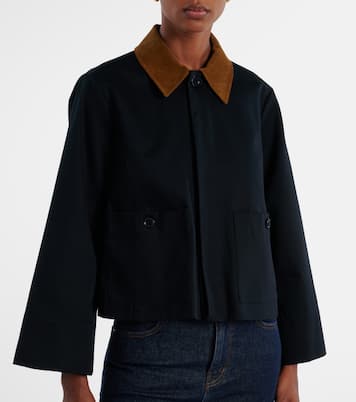 Small cotton trench jacket | Frame