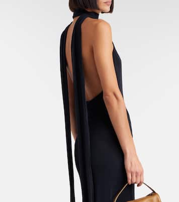 Sele cutout halterneck gown | Aya Muse