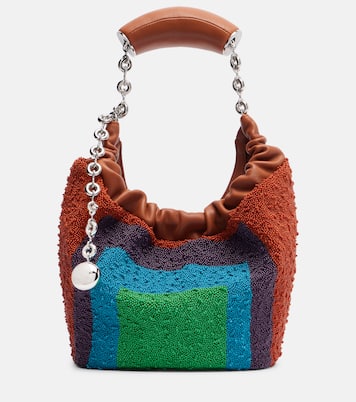 Bolso Squeeze Mini de piel con cuentas | Loewe