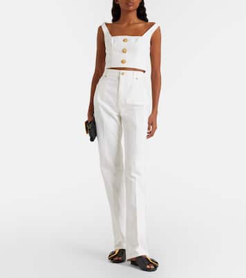 Jean bootcut à taille haute | Balmain