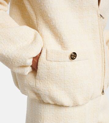 Checked cotton-blend tweed jacket | Gucci