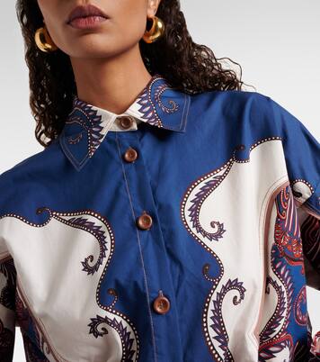 Arabesque Scarf printed cotton shirt | Farm Rio