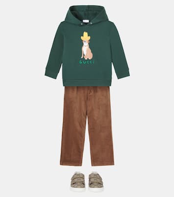 Hose Webstripe aus Baumwoll-Cord | Gucci Kids