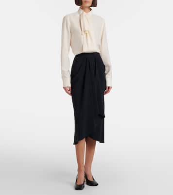 Schluppenbluse aus Seide | Givenchy