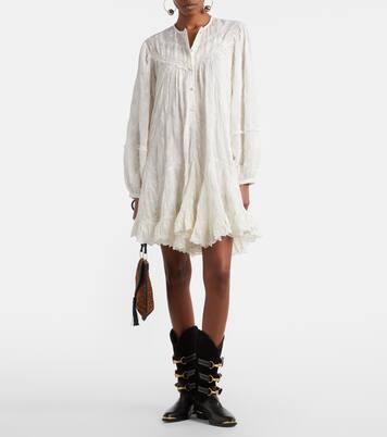 Zame embroidered cotton and silk minidress | Isabel Marant