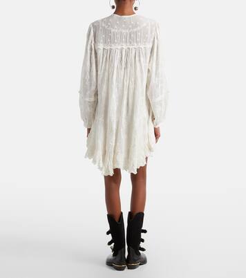 Zame embroidered cotton and silk minidress | Isabel Marant